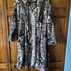 Vera Bradley Black and Pink Floral Jacket